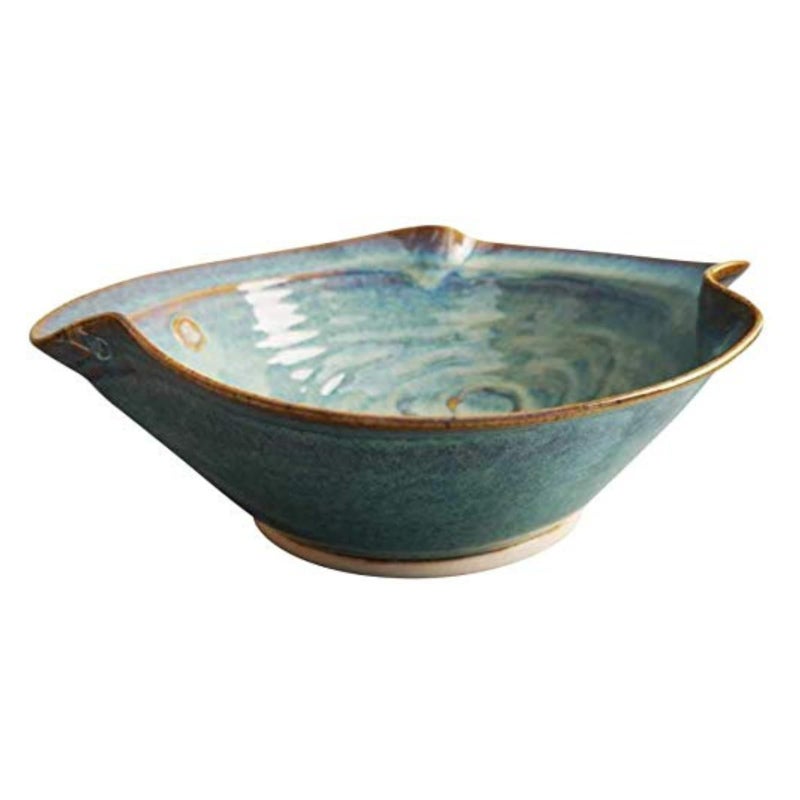 Castle Arch Pottery Ireland Castle Arch Pottery Irish Pottery Newgrange Bowl Hand-Glazed - Handcrafted In Ireland - Lead & Cadmium Free, Irish Gifts For Men & Women - 10x3.14 Inches 1000 ML (Large) - Image 4